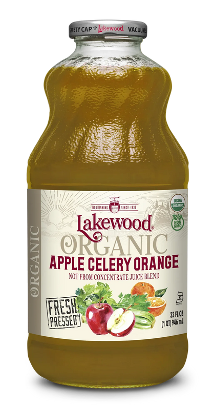 Apple Celery Orange Juice - Organic - 32 Fl. Oz.
