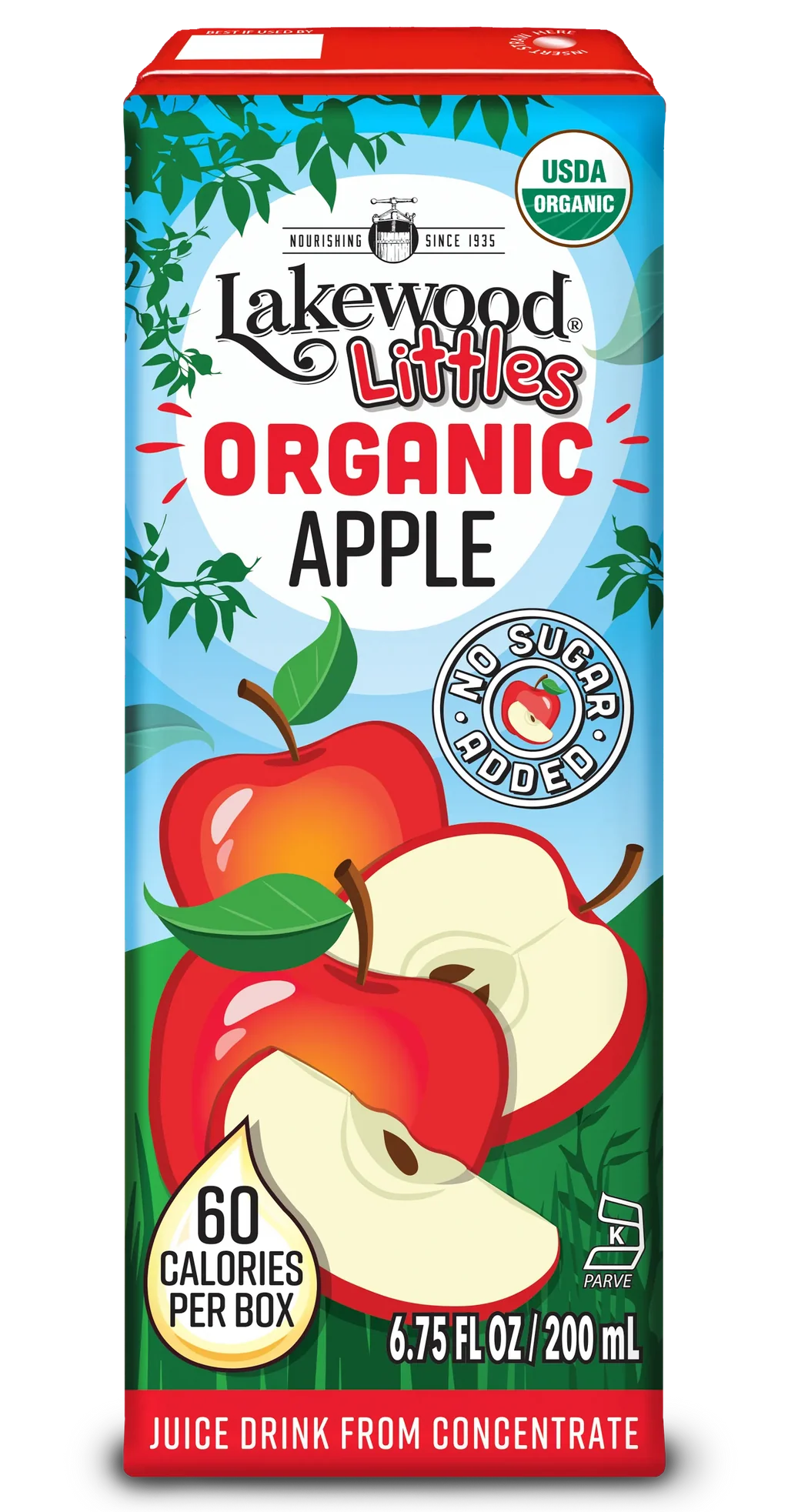 Lakewood Littles Organic Apple Juice Boxes