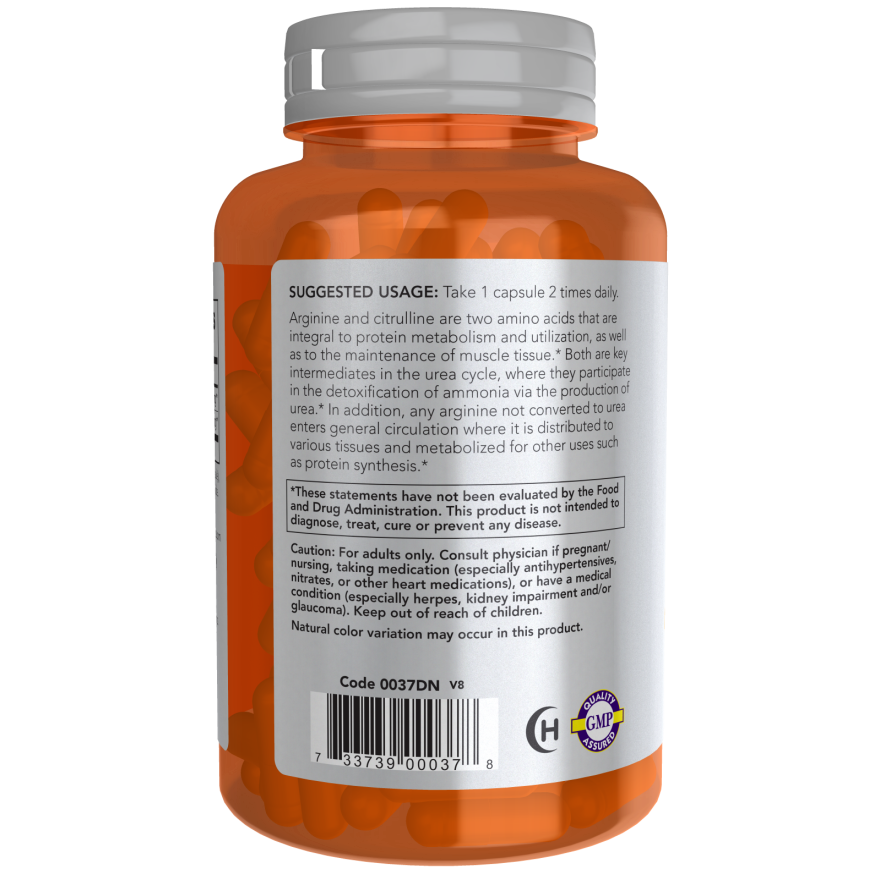 Arginine & Citrulline 500 mg / 250 mg Veg Capsules-Amino Acids-AlchePharma