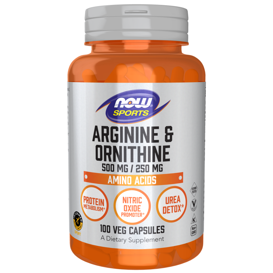 Arginine & Ornithine 500 mg / 250 mg Veg Capsules-Amino Acids-AlchePharma