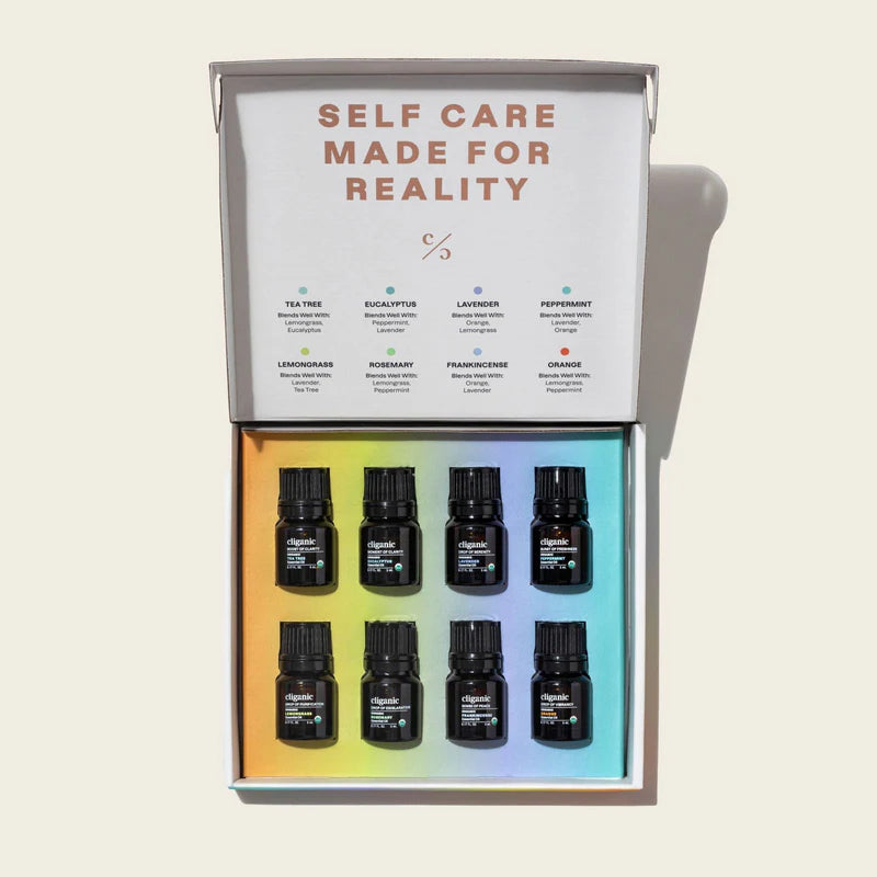 8-Piece Essential Oil Aromatherapy Set