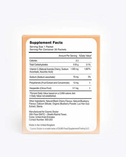 Double Vitamin C Strawberry & Acerola 30 Packets