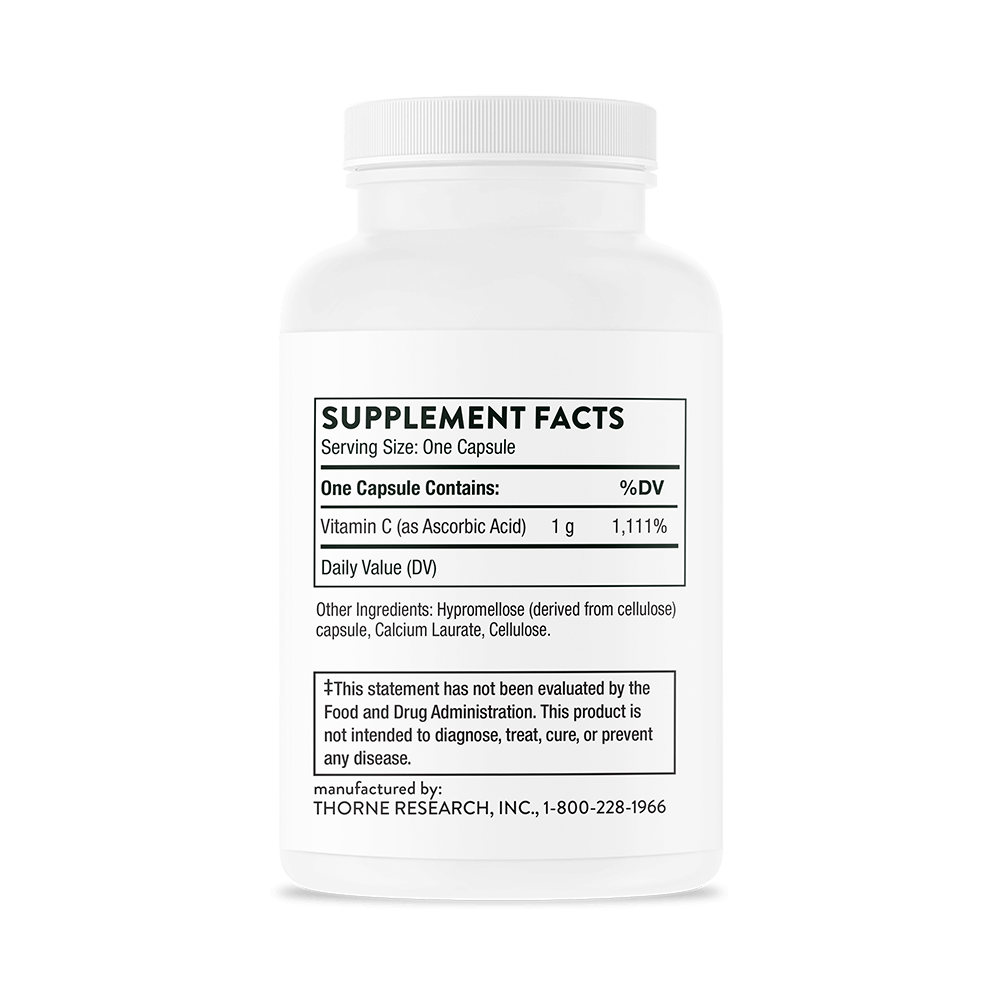 Ascorbic Acid - Vitamin C 60 Capsules-AlchePharma