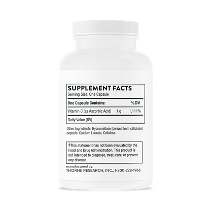 Ascorbic Acid - Vitamin C 60 Capsules-AlchePharma