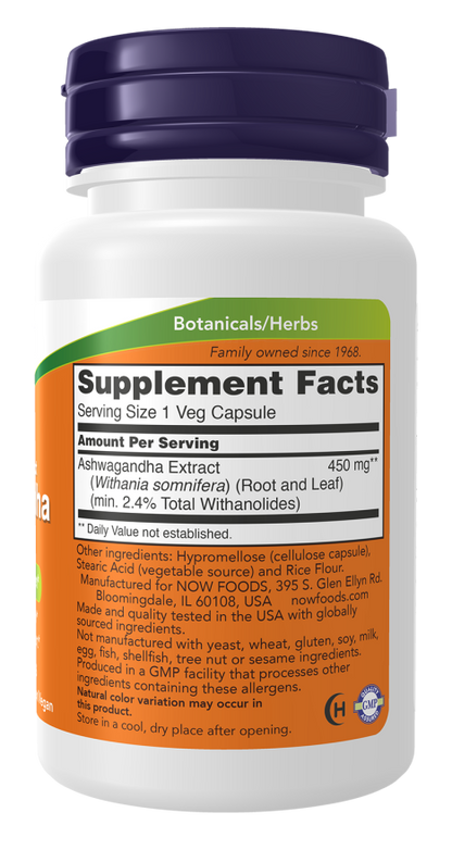 Ashwagandha 450 mg Veg Capsules
