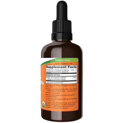 Ashwagandha Extract Liquid, Organic-Herbs-AlchePharma
