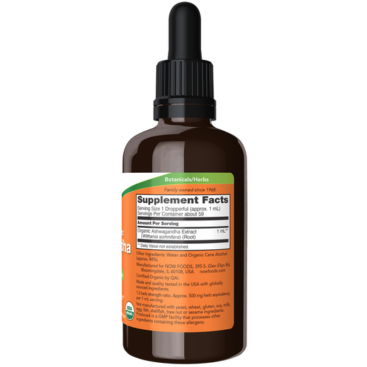 Ashwagandha Extract Liquid, Organic-Herbs-AlchePharma