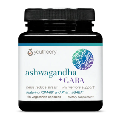 Ashwagandha + Gaba 60 Veg Caps-Stress-AlchePharma