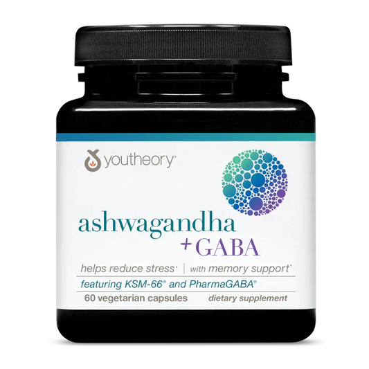 Ashwagandha + Gaba 60 Veg Caps-Stress-AlchePharma