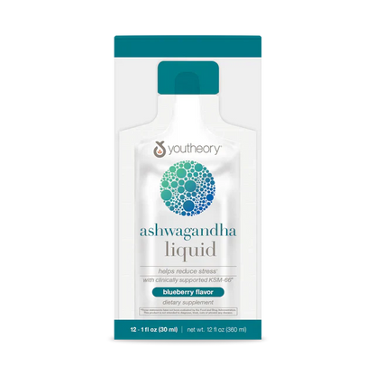 Ashwagandha Liquid 1 Fl. Oz. Pouches (Blueberry)-Stress-AlchePharma