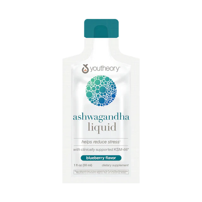 Ashwagandha Liquid 1 Fl. Oz. Pouches (Blueberry)-Stress-AlchePharma