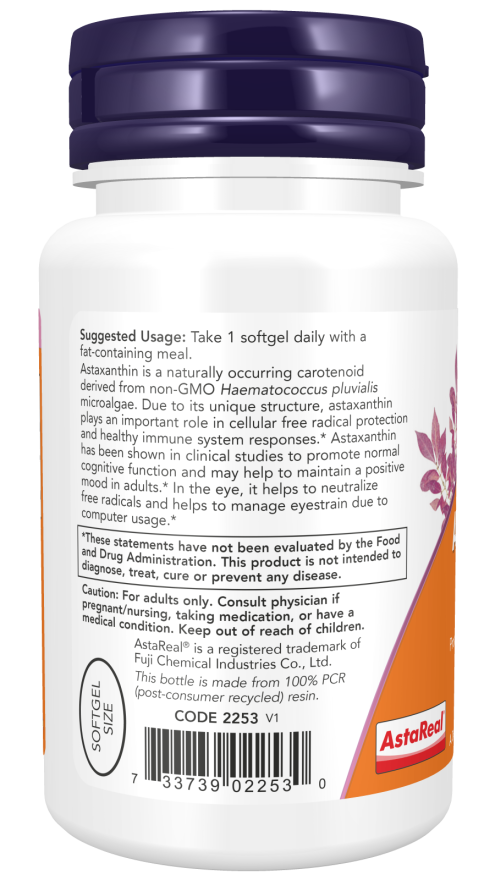 Astaxanthin 12 mg, Triple Strength Veggie Softgels