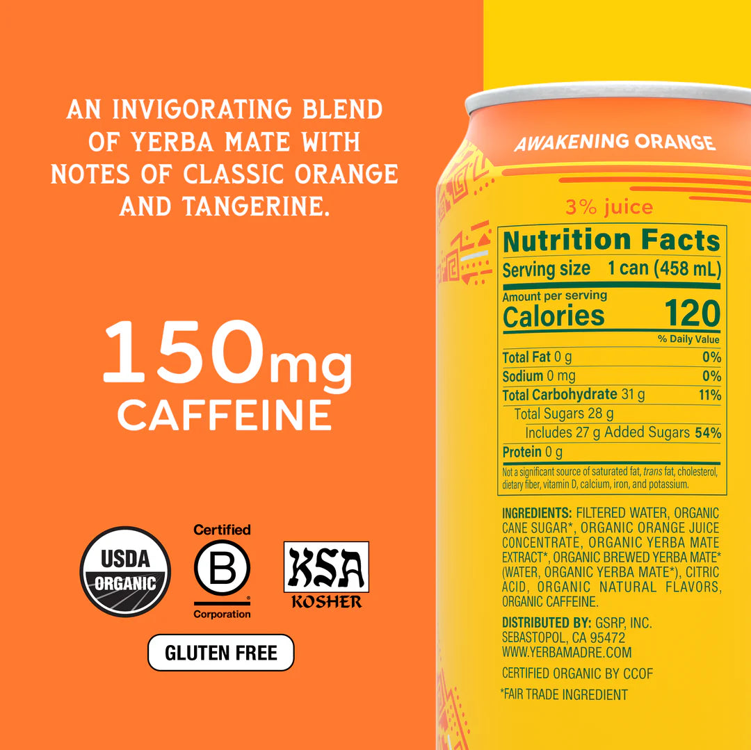 Yerba Madre Awakening Orange