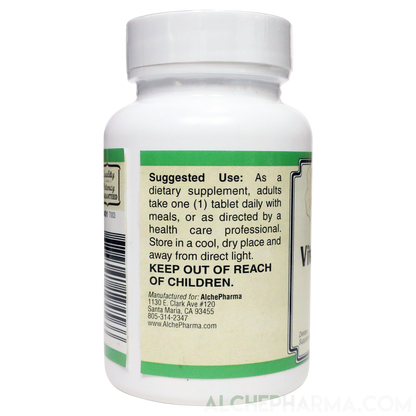 B-12 500 mcg. Certified Vegan - Cyanocobalamin-Vitamins & Supplements-AlchePharma