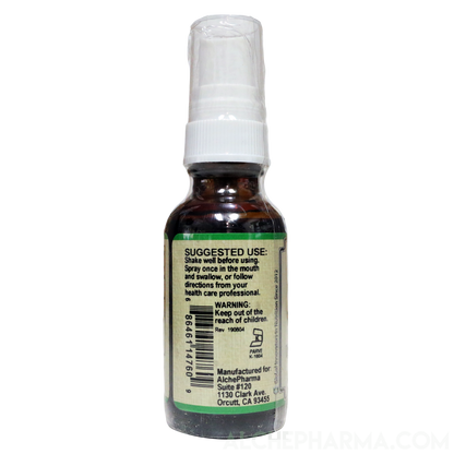 B-12 Spray 500 mcg- Cyanocobalamin 177 Servings per 1 fL oz. (30 ml) Parve K-1607-Vitamins & Supplements-AlchePharma
