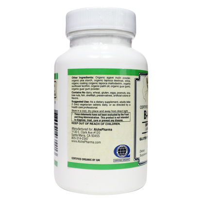 B-Complex Certified Organic Whole Food Vegan-Vitamins & Supplements-AlchePharma