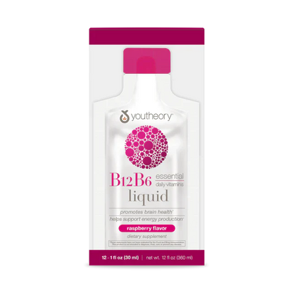 B12 B6 Liquid Pouches (Raspberry)-B Vitamin-AlchePharma