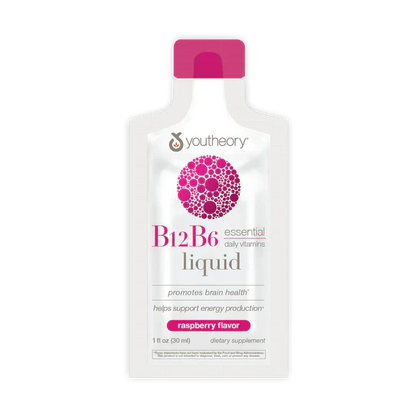 B12 B6 Liquid Pouches (Raspberry)-B Vitamin-AlchePharma