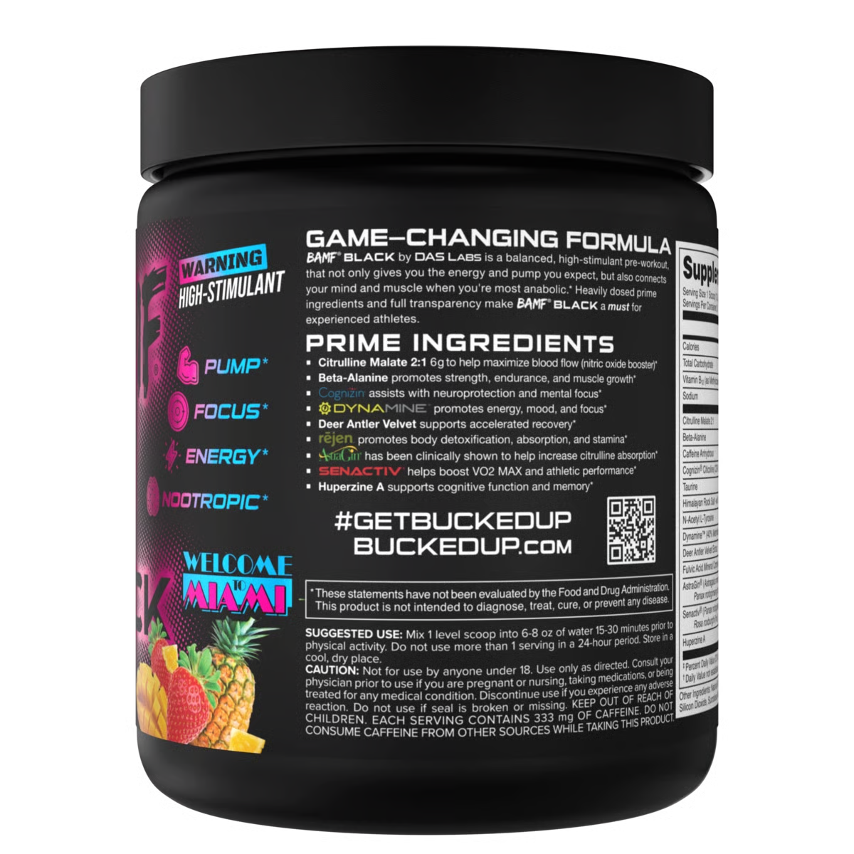 BAMF Black Pre-Workout