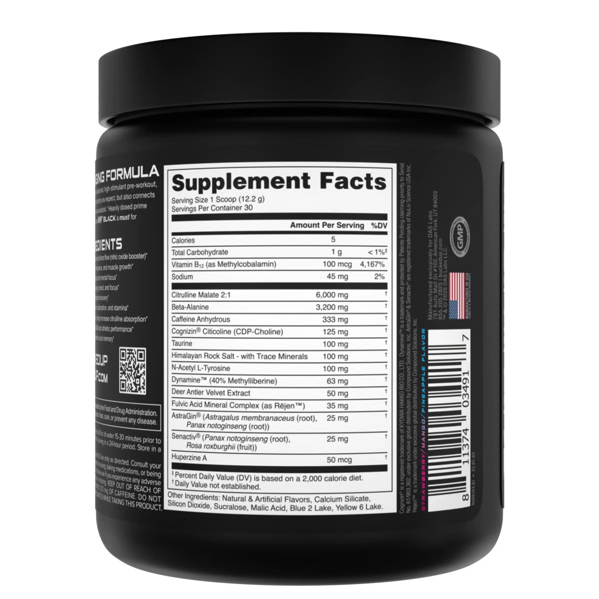 BAMF Black Pre-Workout