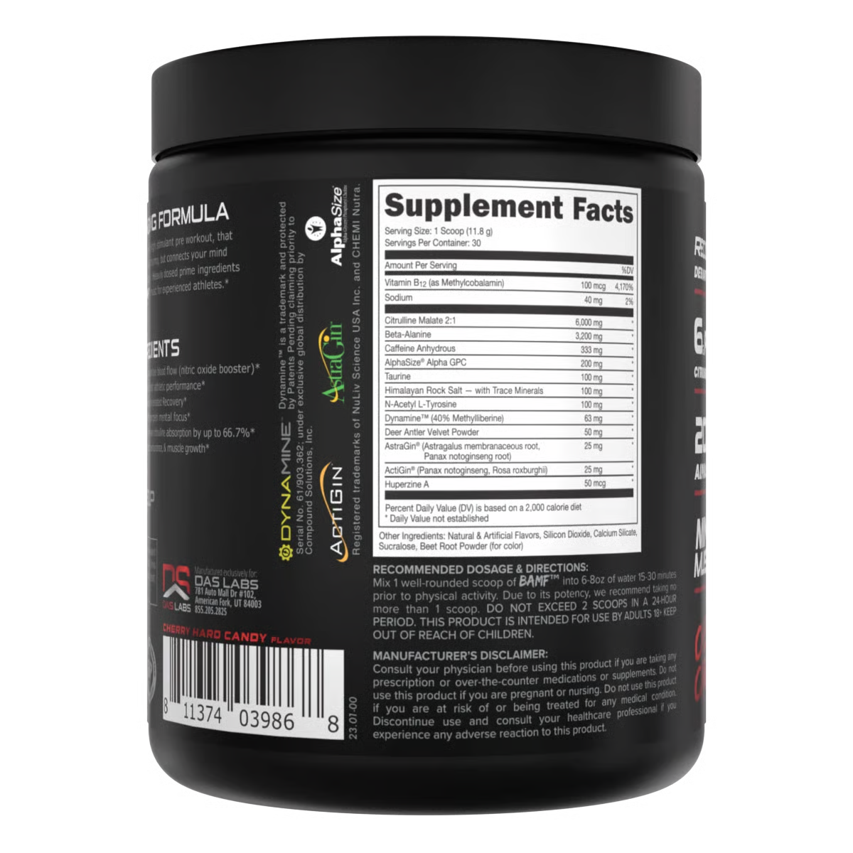 BAMF Preworkout