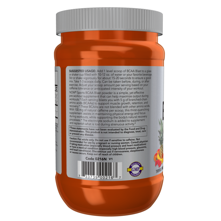 BCAA Blast Powder, Tropical Punch Flavor-Amino Acids-AlchePharma