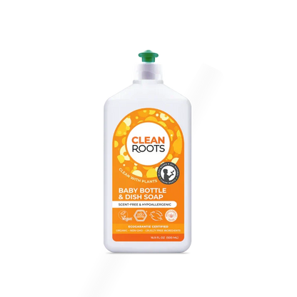 Baby Bottle & Dish Soap 16.9 Fl. Oz. (Plant-Based All Natural Organic Scent-Free)-Dish Soap-AlchePharma