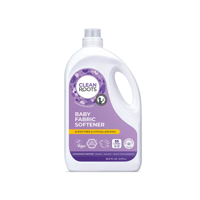 Baby Fabric Softener 92.9 Fl. Oz. (Plant-Based Organic Scent-Free & Hypoallergenic)-Fabric Softener-AlchePharma