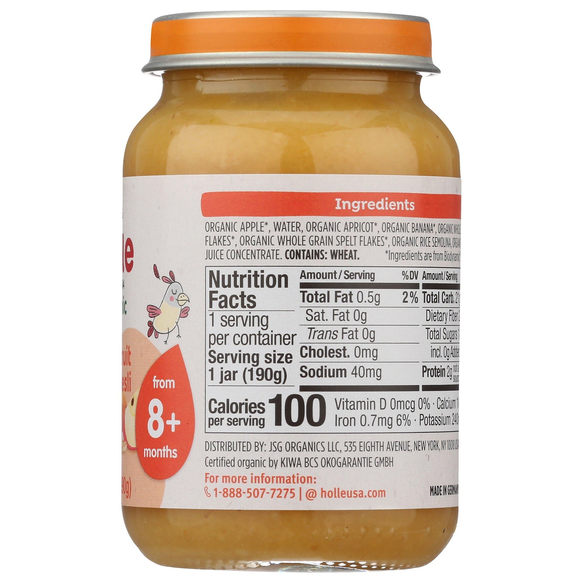 Baby Food Jars 8+ Months (2 Organic Flavors)-Baby Food-AlchePharma