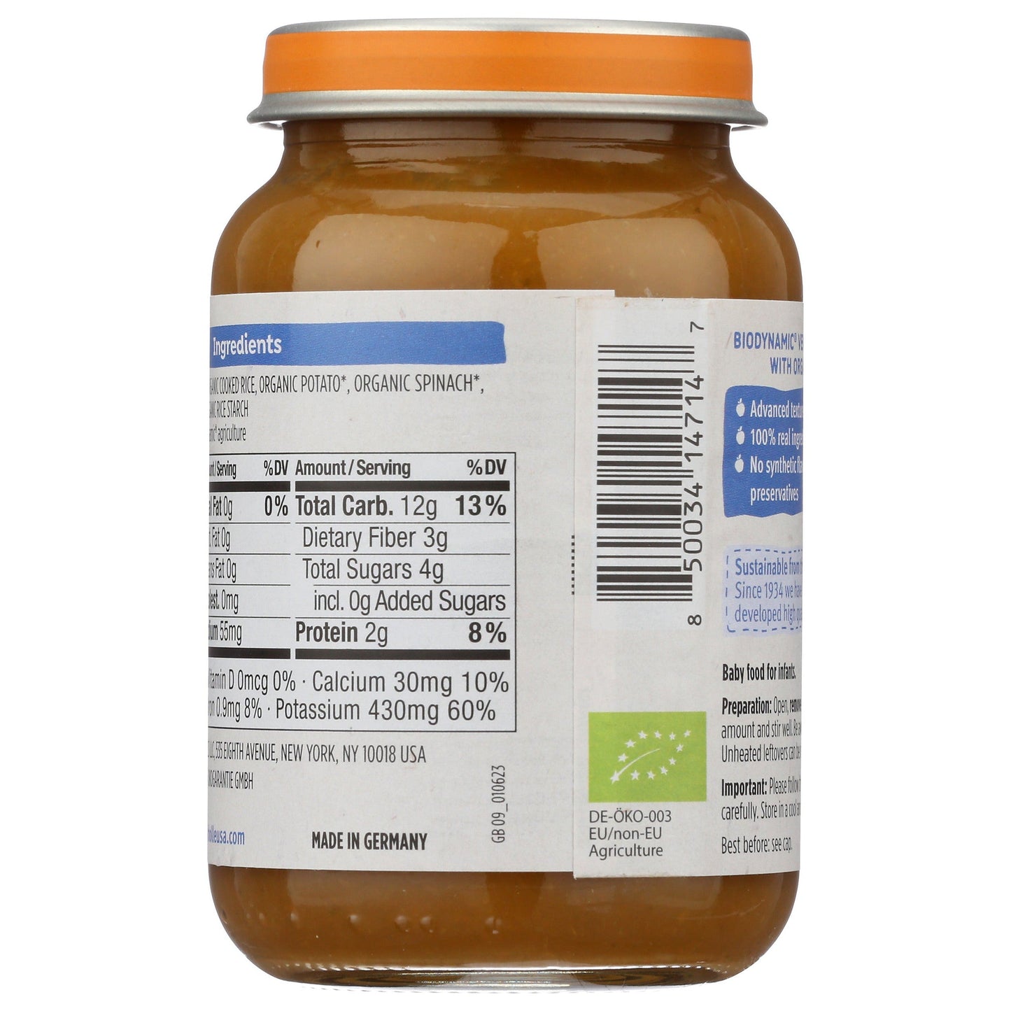 Baby Food Jars 8+ Months (2 Organic Flavors)-Baby Food-AlchePharma