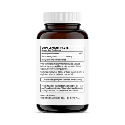 Bacillus Coagulans Probiotic 60 Capsules-Probiotics-AlchePharma