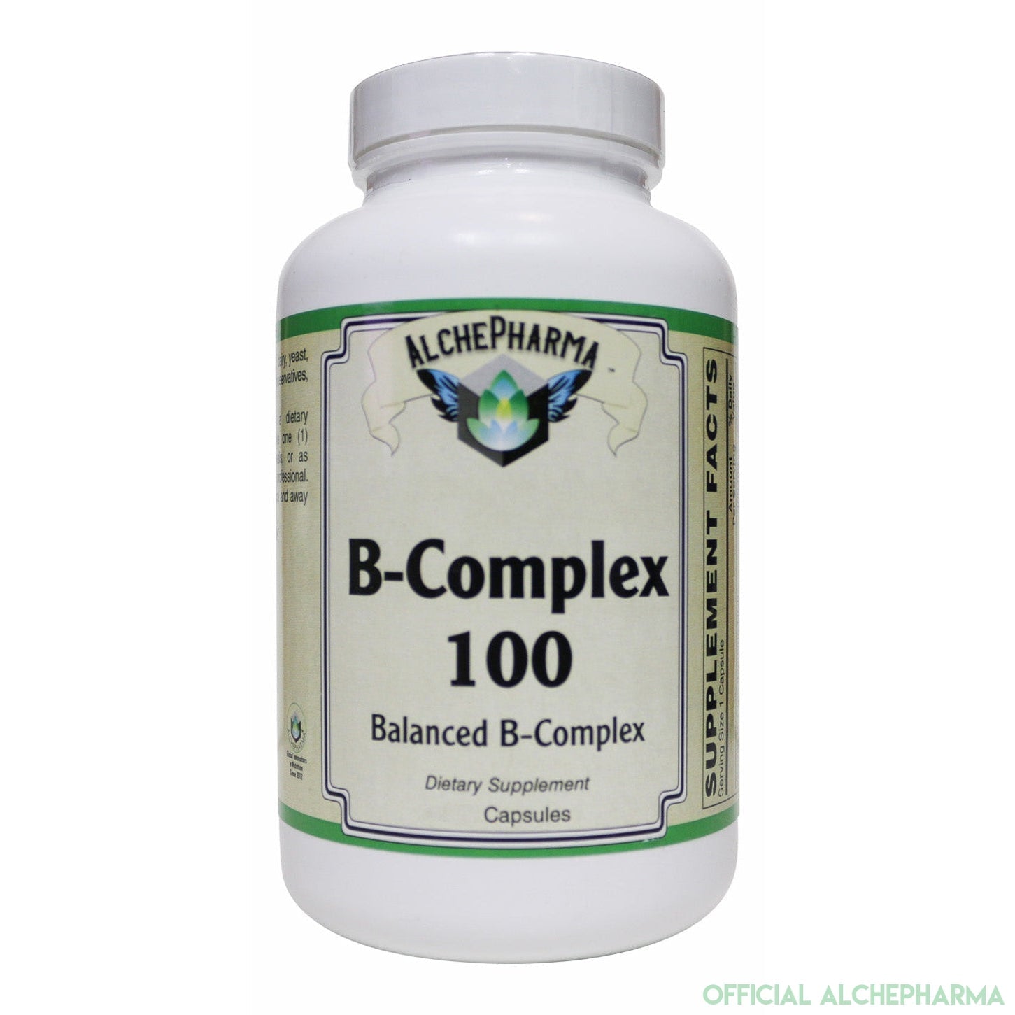 Balanced B-100 Complex Caps with Choline, PABA and Inositol ( Preservative free )-AlchePharma