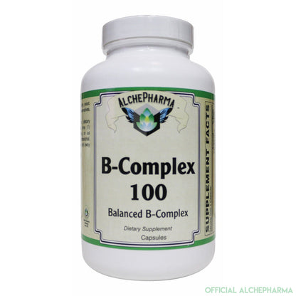 Balanced B-100 Complex Caps with Choline, PABA and Inositol ( Preservative free )-AlchePharma