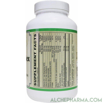 AP Balanced B-100 Complex, 50, 100, 250 Caps with Choline, PABA and Inositol ( Preservative free ) - AlchePharma
