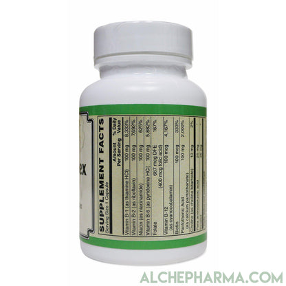Balanced B-100 Complex Caps with Choline, PABA and Inositol ( Preservative free )-AlchePharma