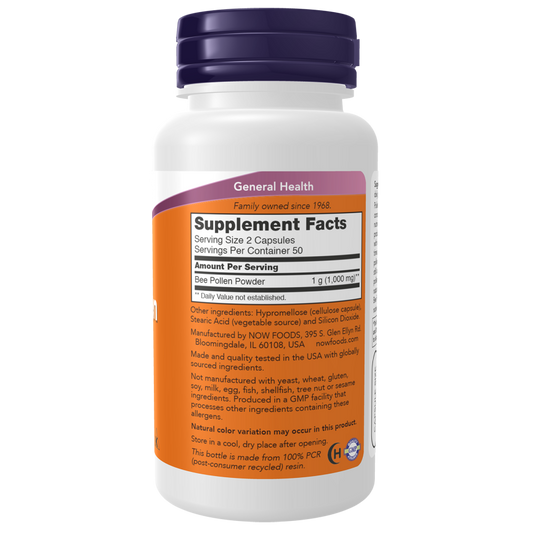 Bee Pollen 500 mg Capsules-Bee Products-AlchePharma
