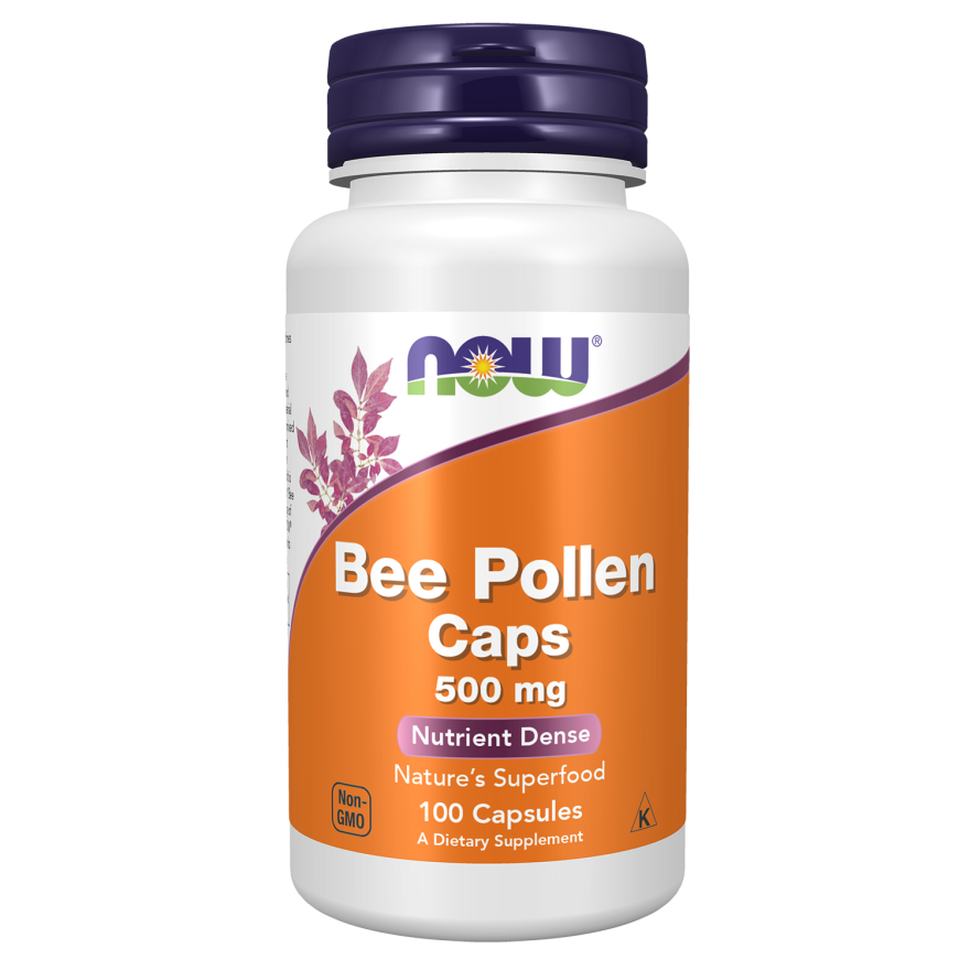 Bee Pollen 500 mg Capsules-Bee Products-AlchePharma
