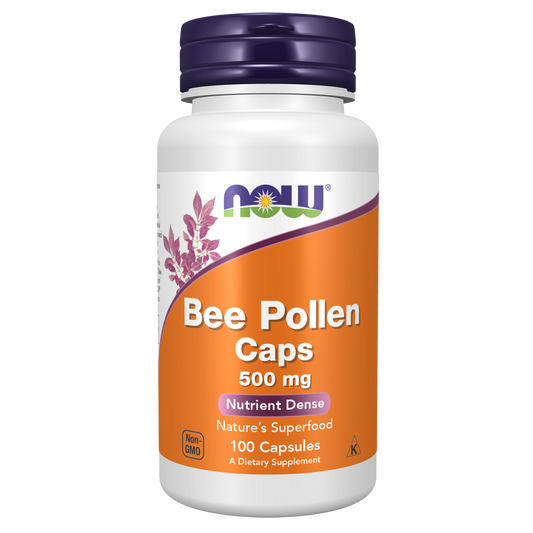 Bee Pollen 500 mg Capsules-Bee Products-AlchePharma