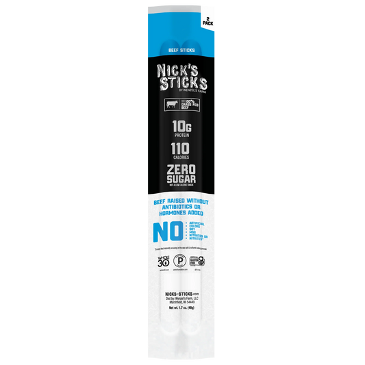 100% Grass Fed Beef Sticks