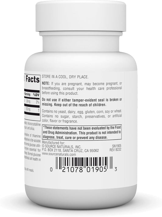 Benfotiamine - Fat-Soluble B-1/Thiamine