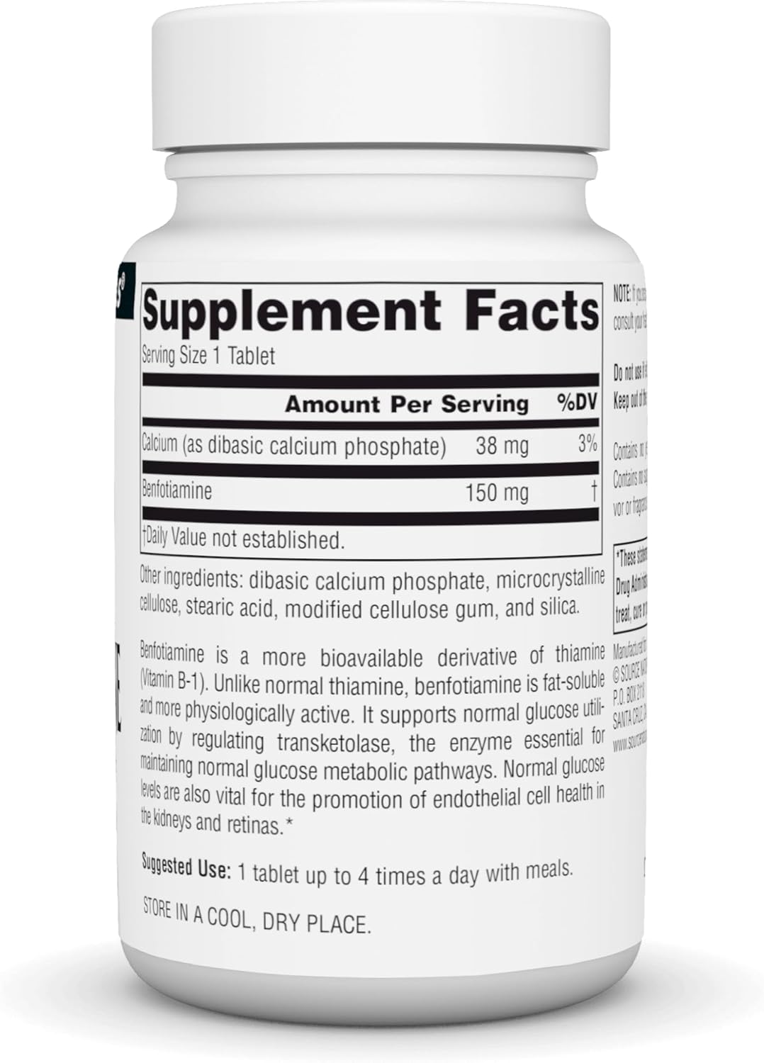 Benfotiamine - Fat-Soluble B-1/Thiamine