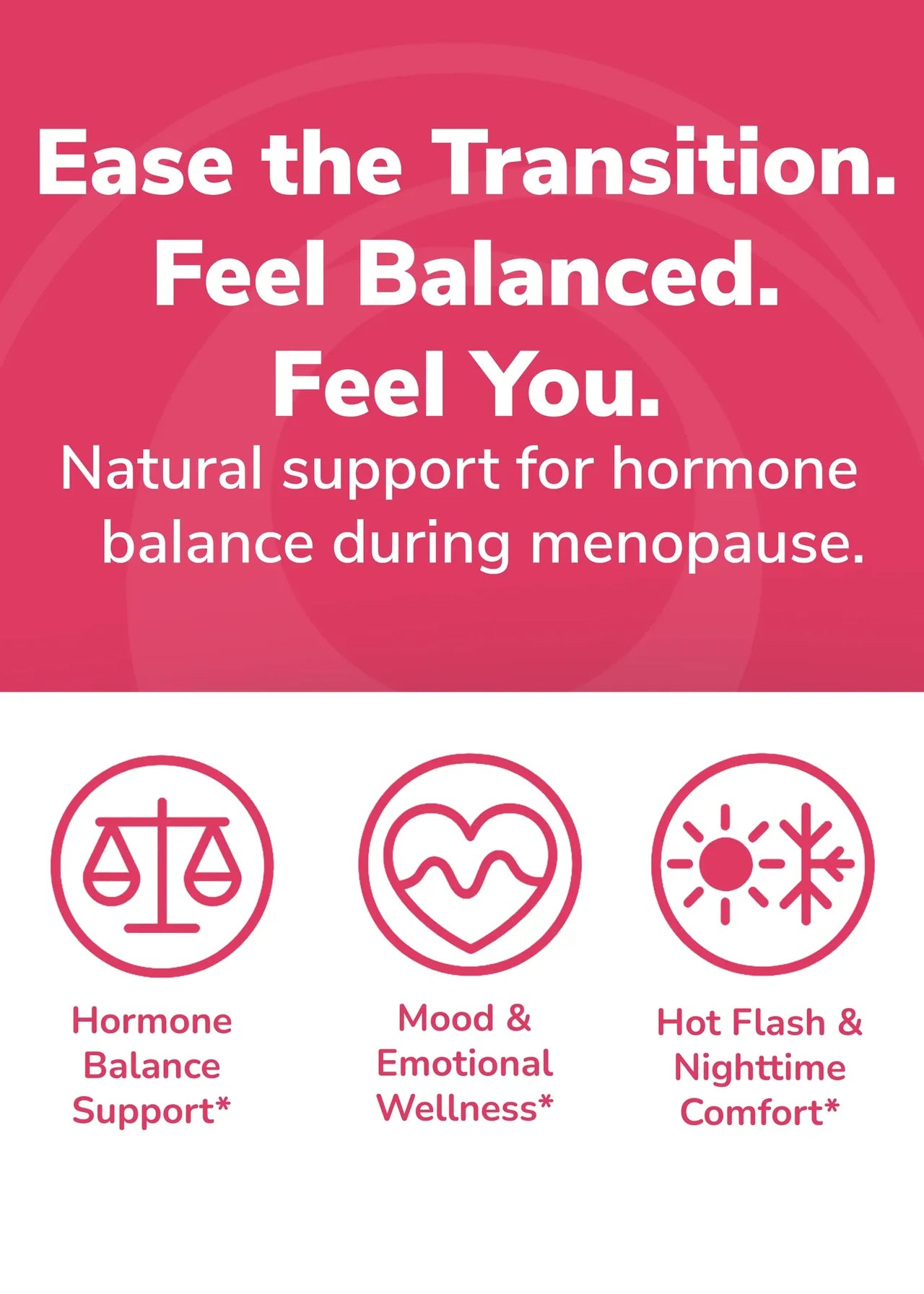 "Menopause Support Gummies Mixed Berry 60 Count