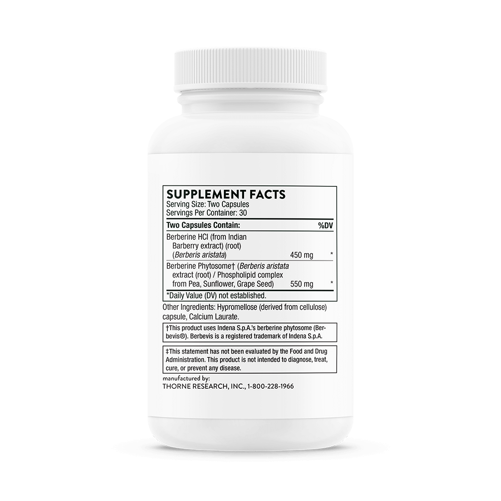Berberine - 1000 Mg 60 Capsules-Blood Sugar Support-AlchePharma