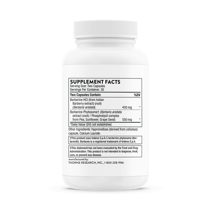 Berberine - 1000 Mg 60 Capsules-Blood Sugar Support-AlchePharma