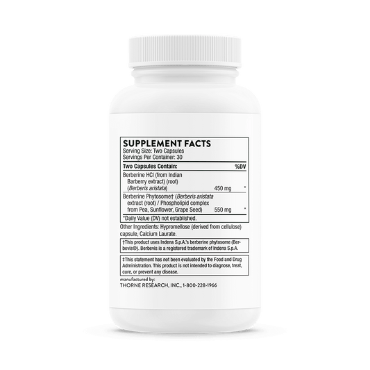 Berberine - 1000 Mg 60 Capsules-Blood Sugar Support-AlchePharma