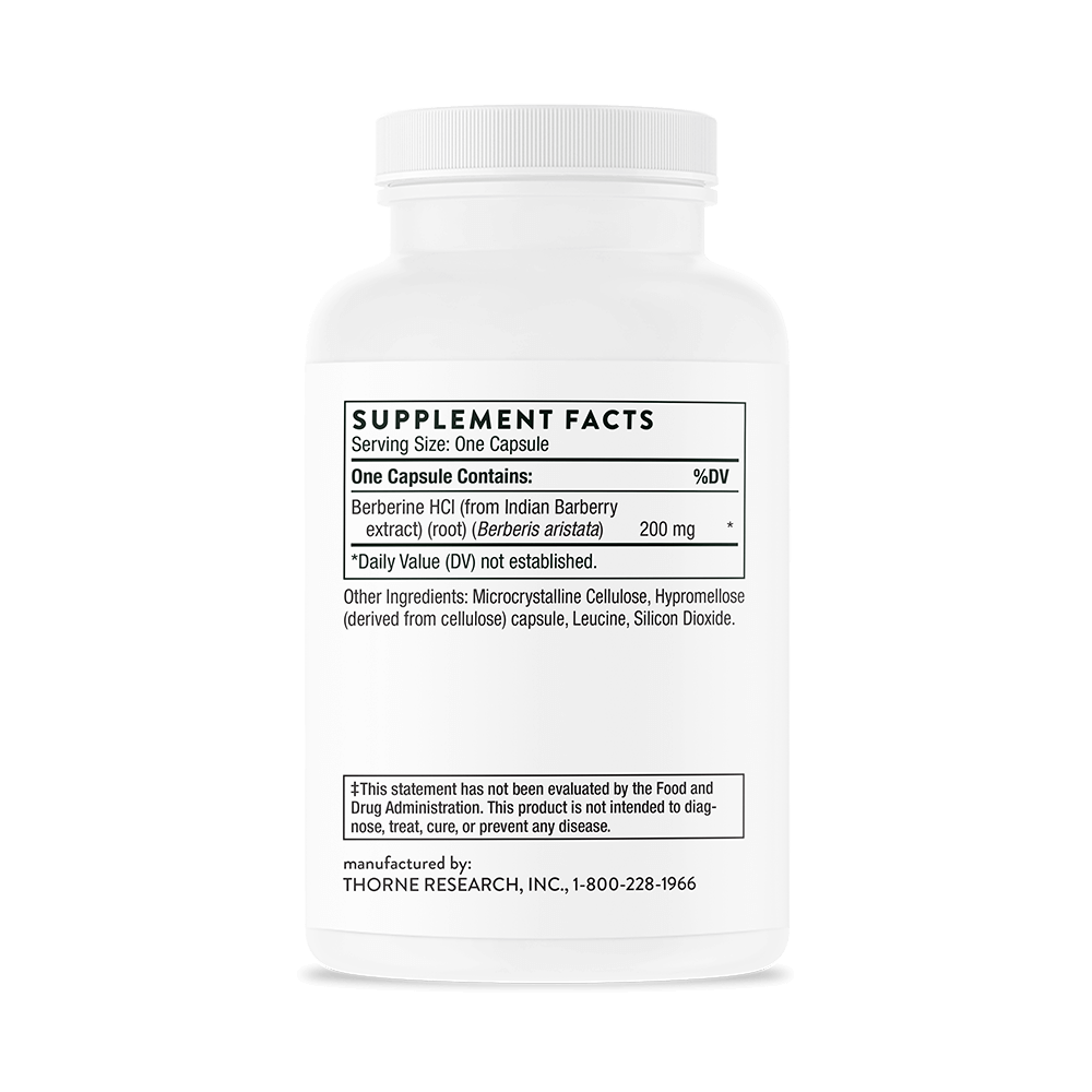 Berberine - 200 mg 60 Capsules-Blood Sugar Support-AlchePharma