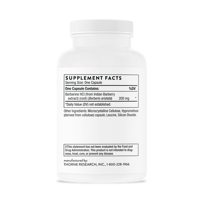 Berberine - 200 mg 60 Capsules-Blood Sugar Support-AlchePharma