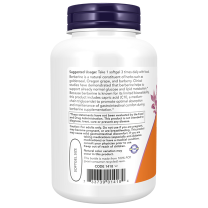 Berberine Glucose Support Softgels-Metabolic Support/Glucose Management-AlchePharma