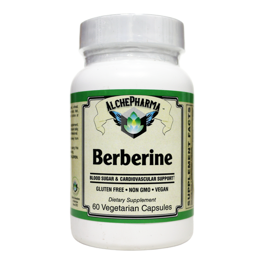 Berberine HCL 500 mg ( NON GMO • VEGAN • GLUTEN FREE ) from Berberis aristata bark-Herb-AlchePharma