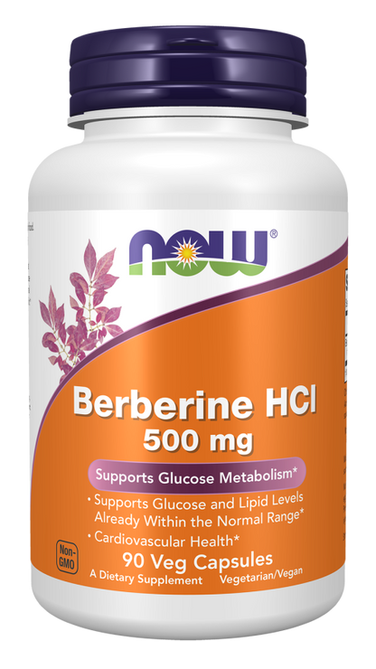 Berberine HCl 500 mg Veg Capsules